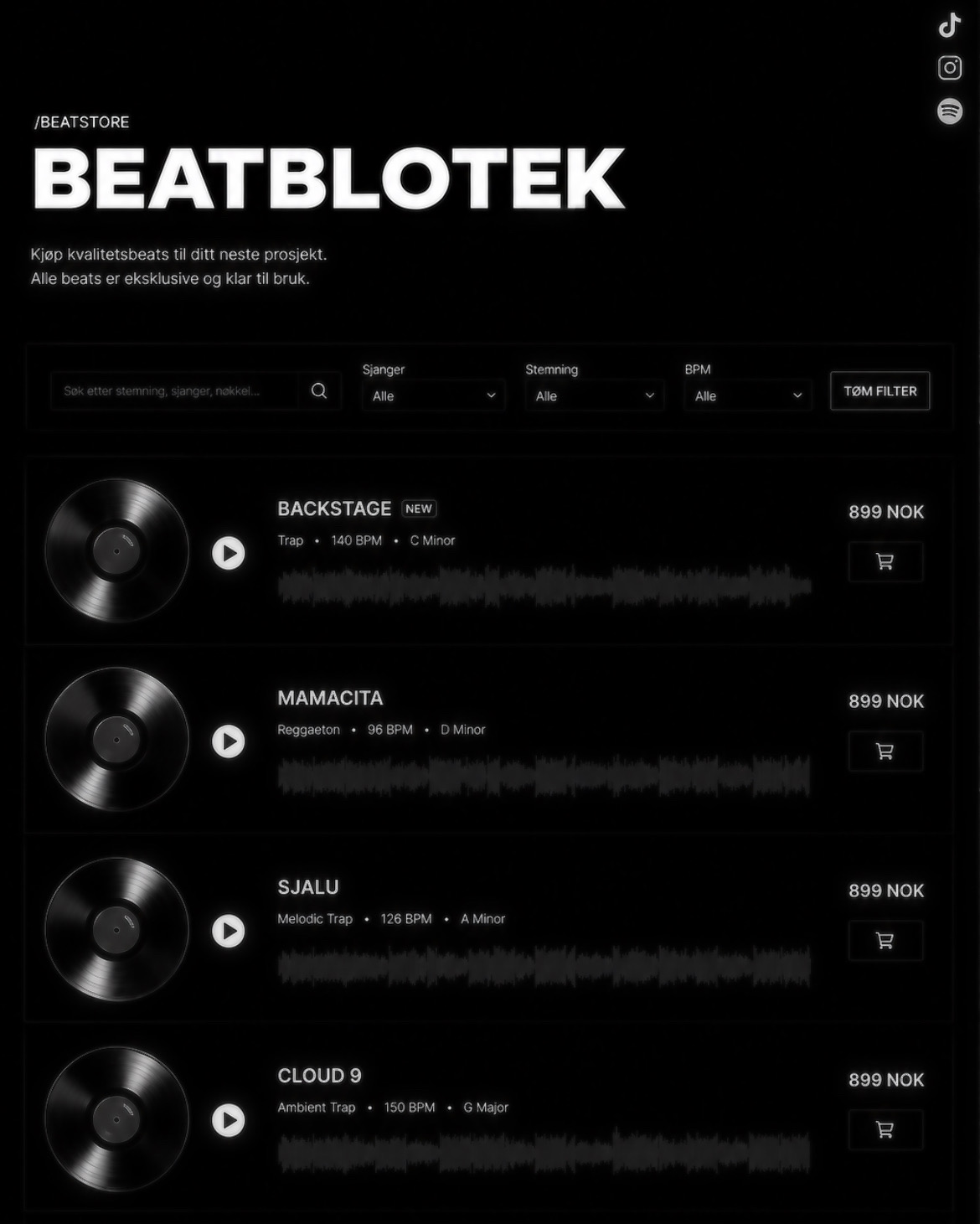 Valley Productions Beatstore og Musikkproduksjon